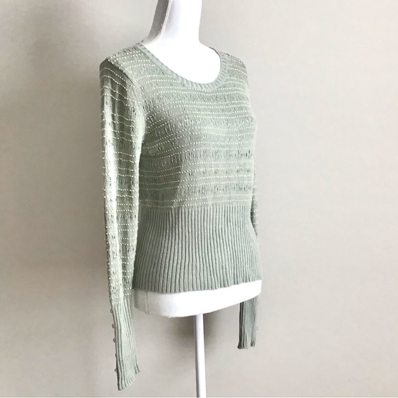 RARE Vintage Pointelle Beaded Sweater ASO Rory Gilmore in Gilmore Girls - Picture 9 of 16